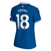 Dámy Fotbalový dres Everton Ashley Young #18 2023-24 Domácí Krátký Rukáv